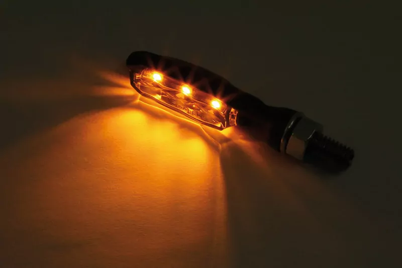 HIGHSIDER pro Sonic-X1 LED Indicator Black/Translucent E-Approved (Pair)