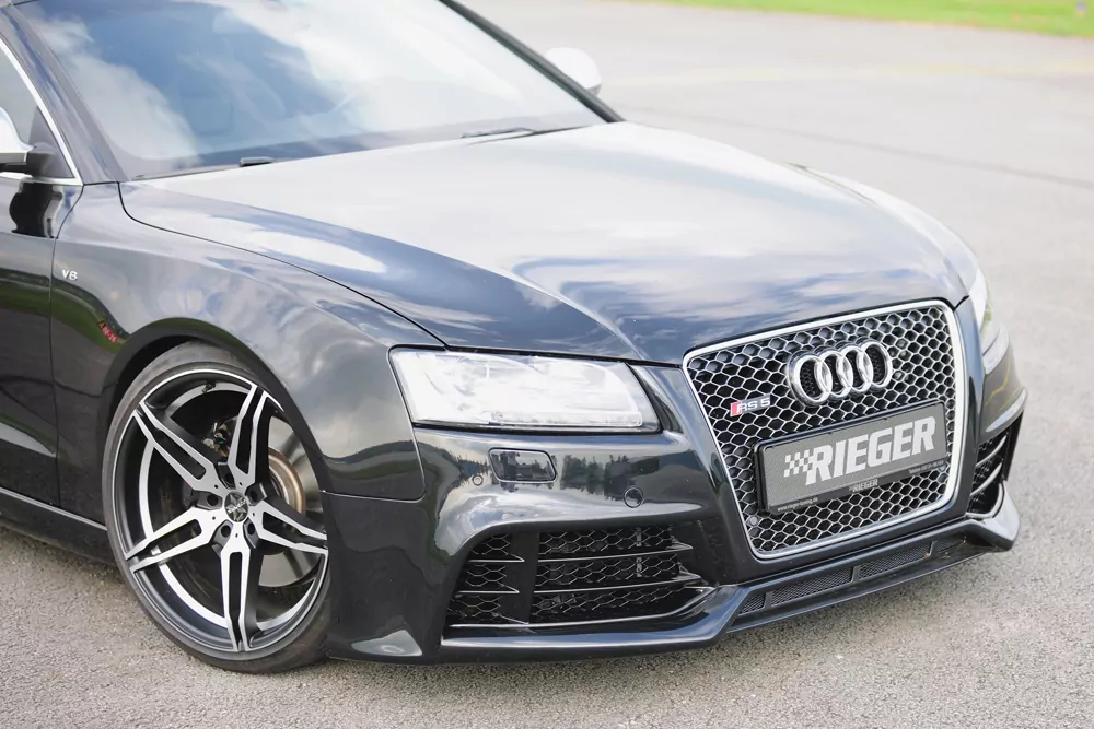 Rieger Spoilerschwert für Audi A5 (B8/B81) | Cabrio 06.07-07.11 (bis Facelift) für Spoilerstoßstange 55430/31/32/33