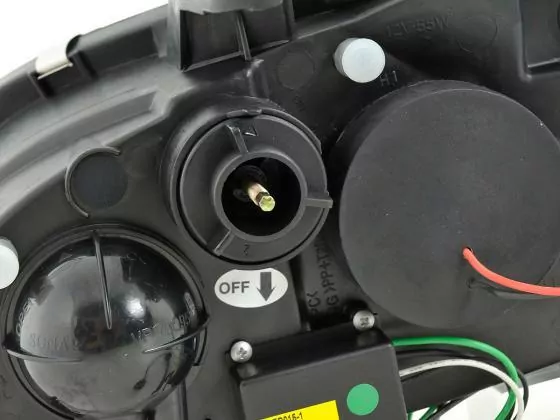 Scheinwerfer Set Daylight LED TFL-Optik Citroen Saxo Bj. 00-02 chrom