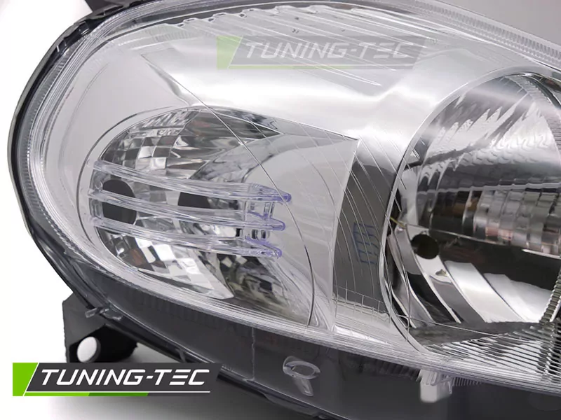 Headlight Chrome Right Side Tyc Fits Fiat Grande Punto 05-08