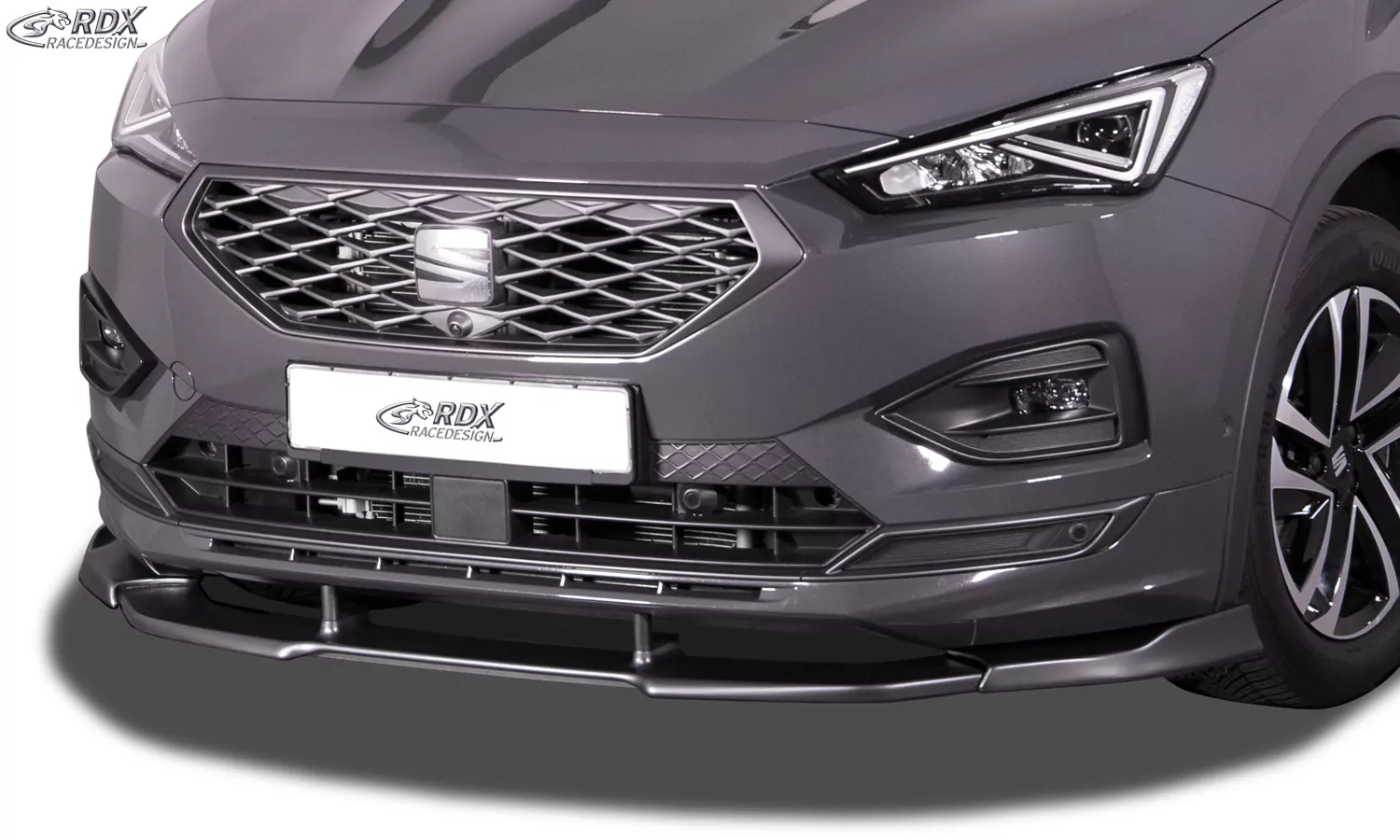 RDX Frontspoiler VARIO-X für SEAT Tarraco FR (KN / 2018+) Frontlippe Front Ansatz Vorne Spoilerlippe
