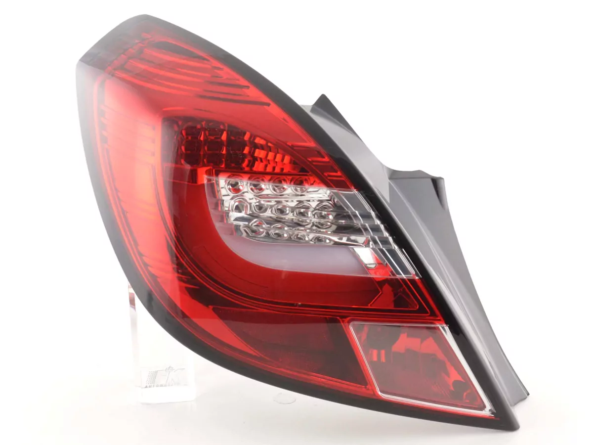 Rückleuchten Set LED Opel Corsa D 3-türig Bj. 06-10 rot/klar
