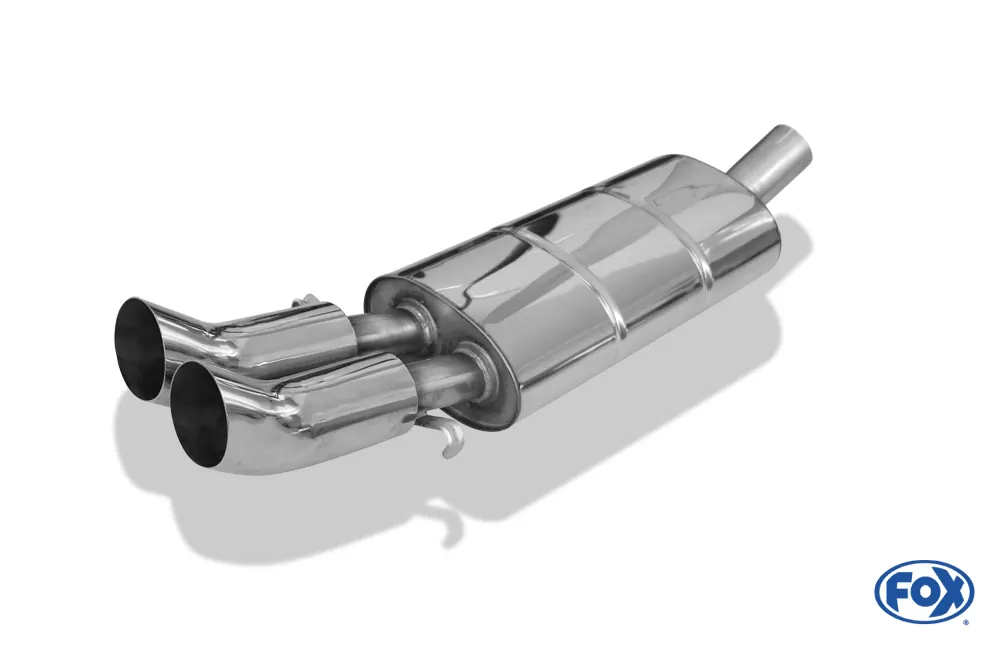 Audi 80/90 - Typ 89, B3 Limousine/ Coupe/ 80 B4 - Cabrio  Endschalldämpfer - 2x76 Typ 18