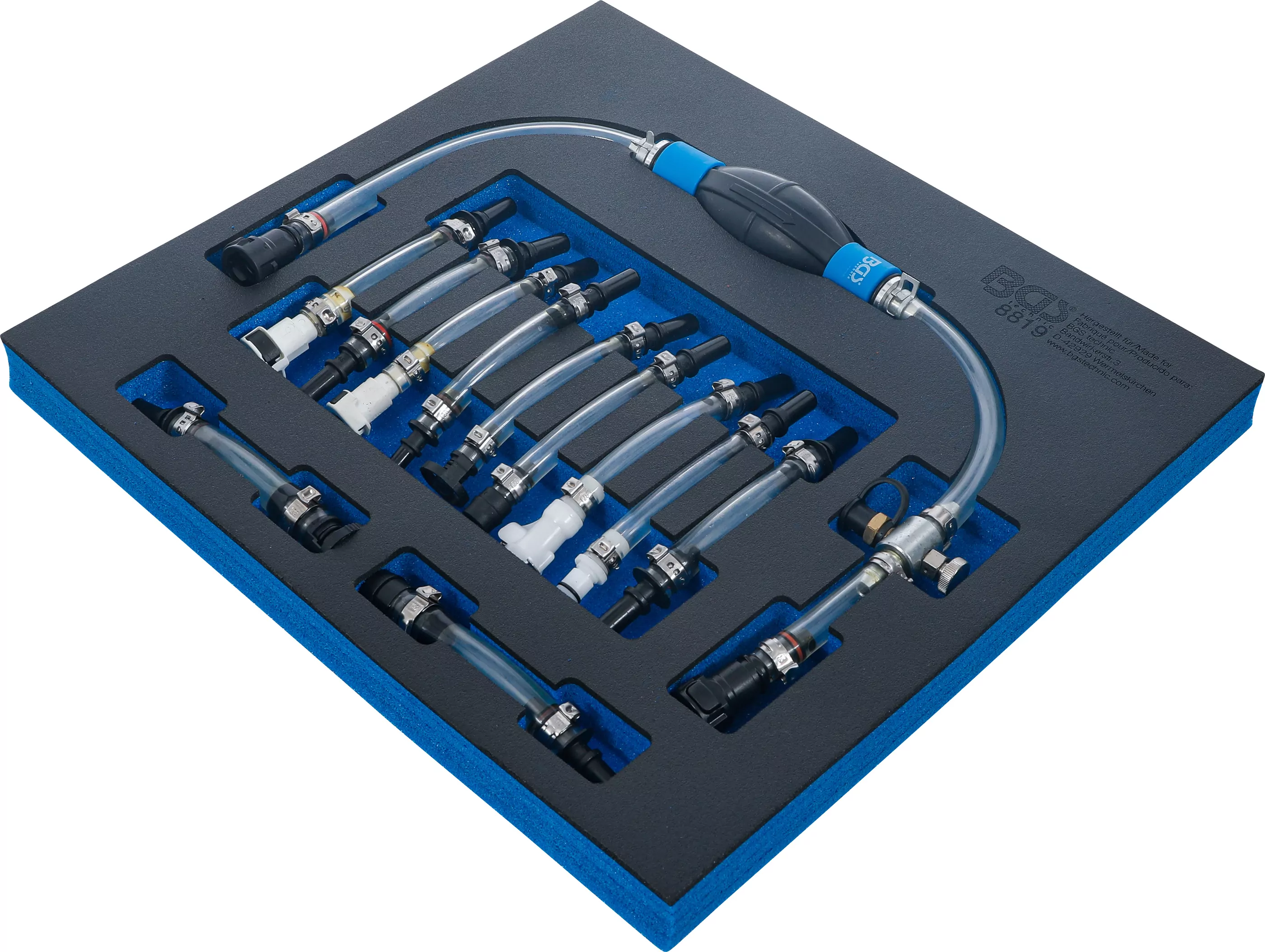 Diesel-Niederdruckkreis-Entlüftungs-Satz | für Ford, PSA, Opel, Fiat, Rover, Land Rover, Renault, Mercedes-Benz | 12-tlg.