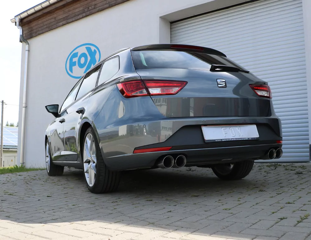 Seat Leon 5F ST - Starre Hinterachse  Endschalldämpfer rechts/links - 2x90 Typ 25 rechts/links