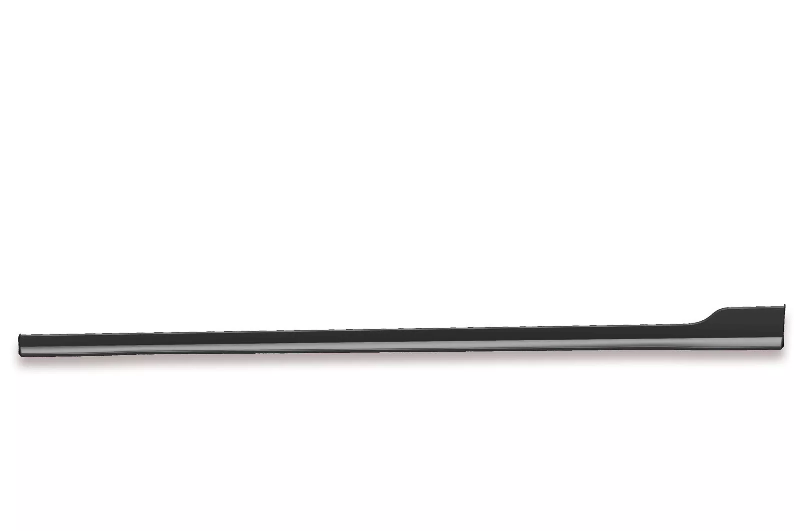 Seitenschweller für VW Golf 7 (Typ AU) Lackierfreundlich (schwarz matt)