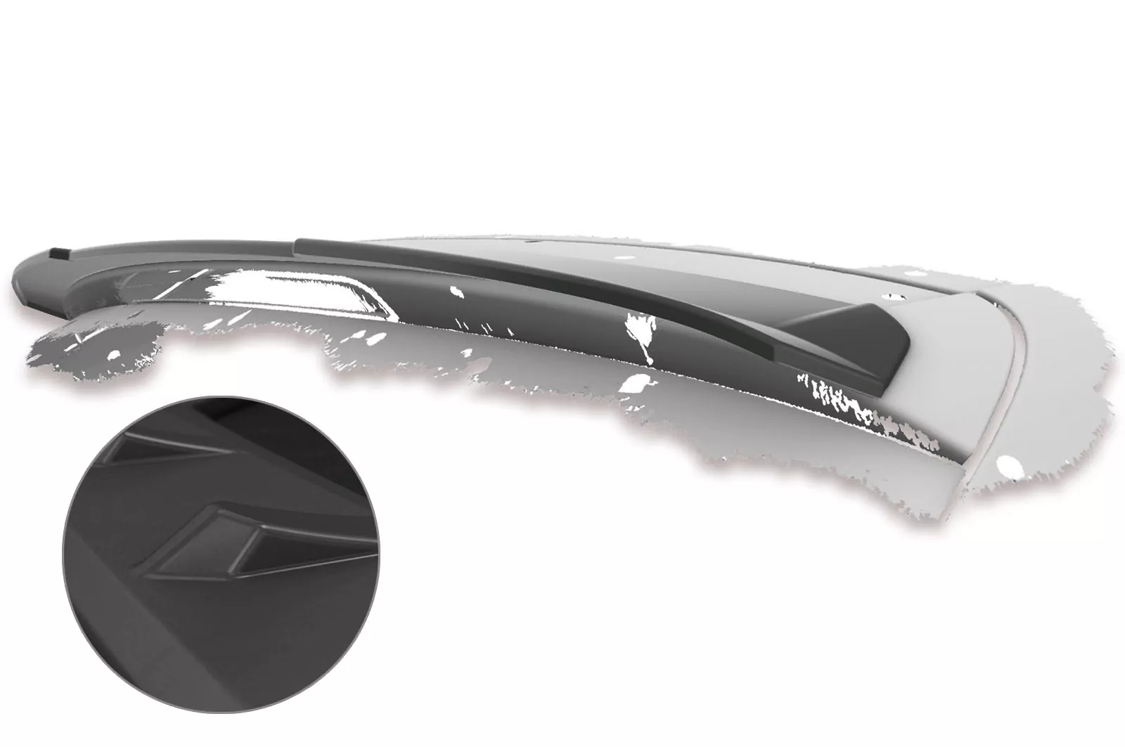 Heckflügel mit ABE für Audi A4 B8 (Typ 8K) Avant Lackierfreundlich (schwarz matt)