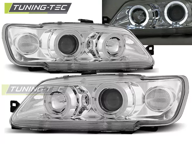 PEUGEOT 306 02.93-04.97 ANGEL EYES CHROME