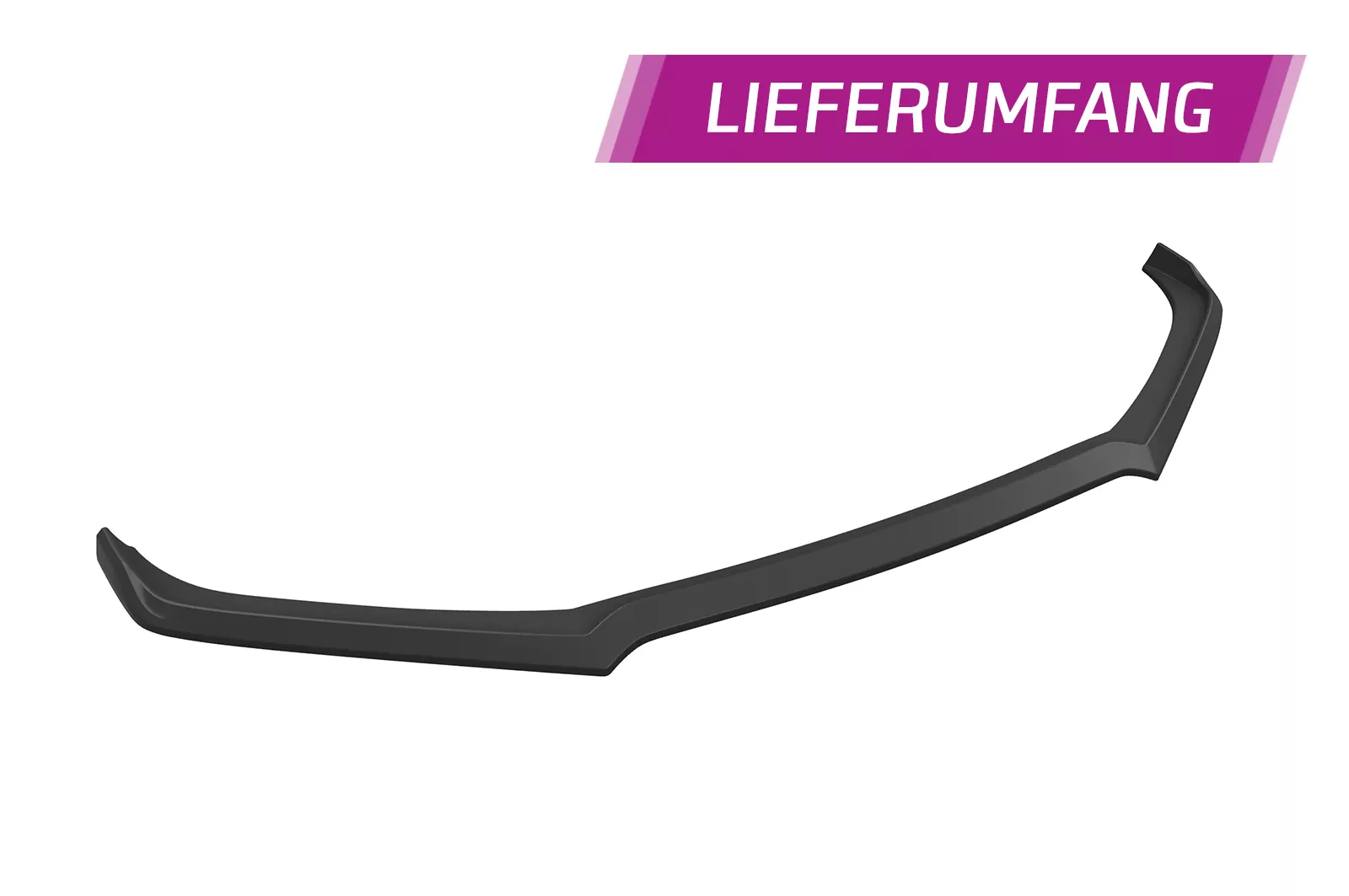 Cup-Spoilerlippe mit ABE für Subaru BRZ CSL613 Schwarz Strukturiert