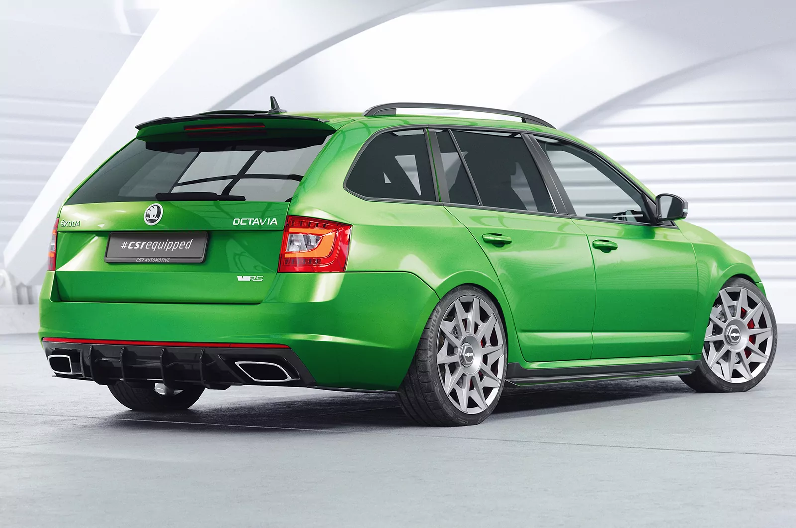 Racing Diffusor / Heckansatz für Skoda Octavia 3 (Typ 5E) RS HA322