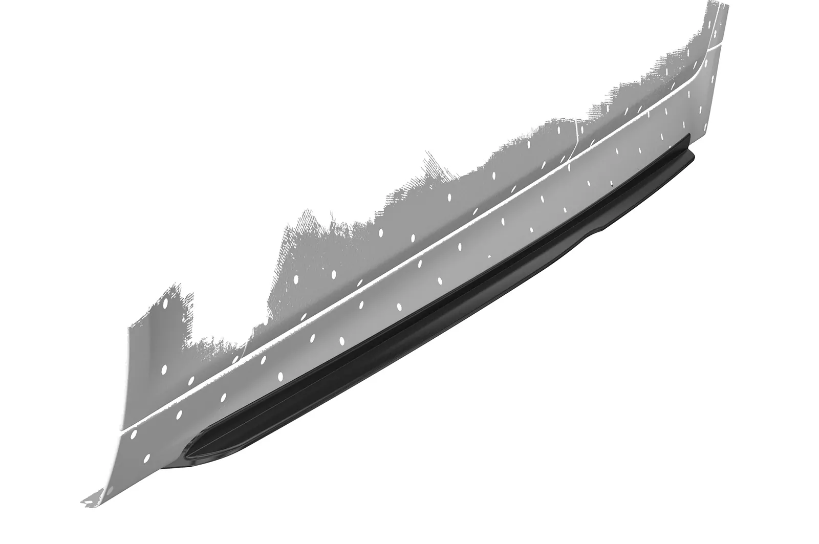 Seitenschweller für BMW 5er F10 / F11 M-Paket SS515 Schwarz Strukturiert