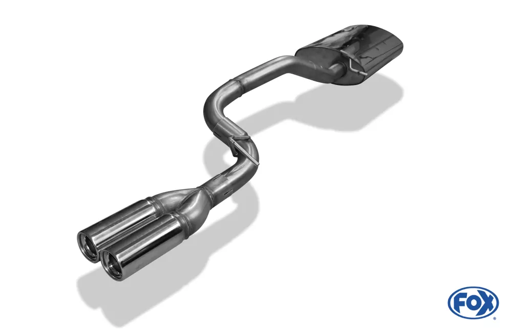 Mercedes M-Klasse Typ W163 - 2,7l CDI  Endschalldämpfer (Eingang einflutig) - 2x80 Typ 13