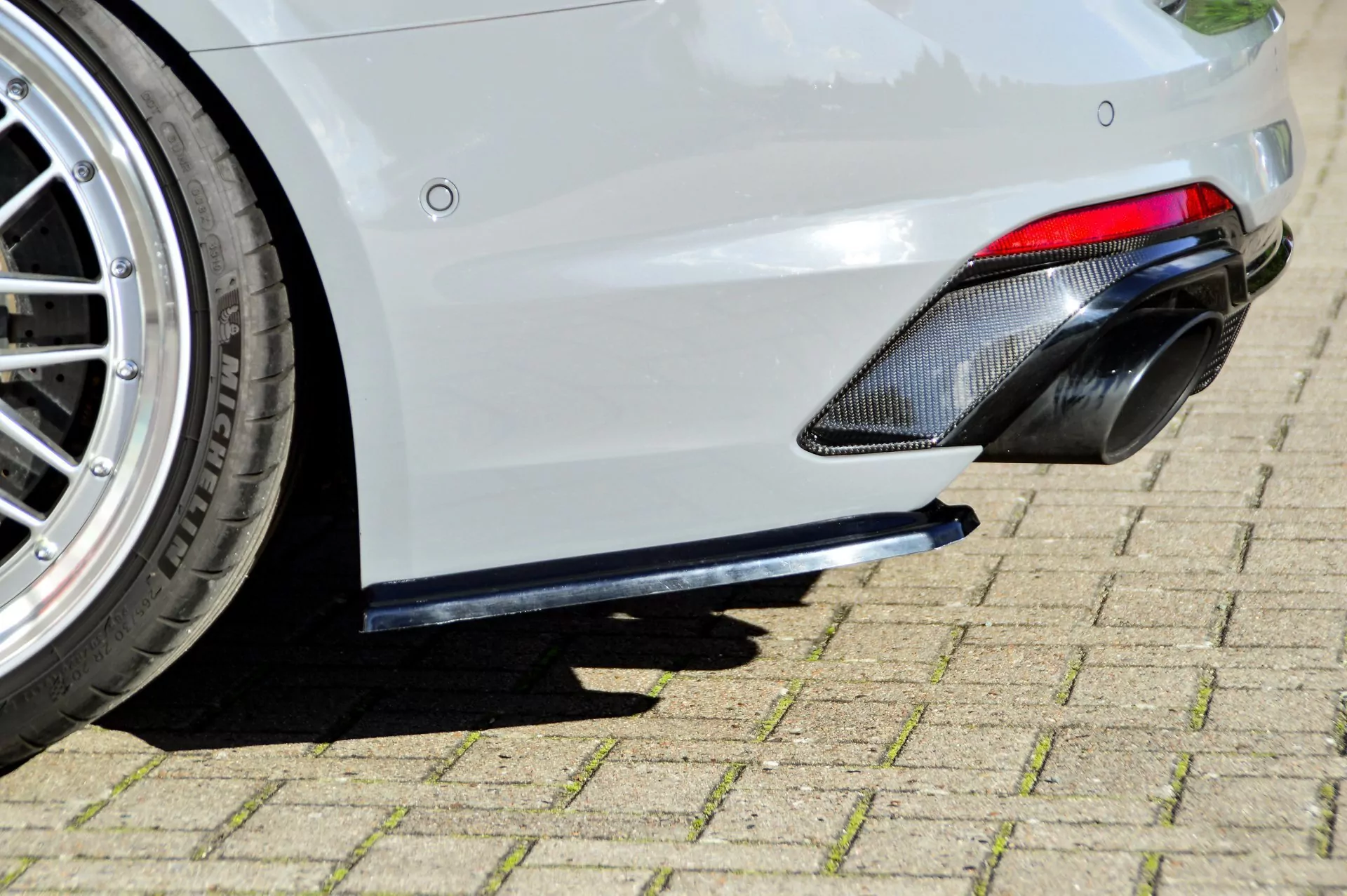 Heckansatz Seitenteile aus ABS für Audi RS4 B9