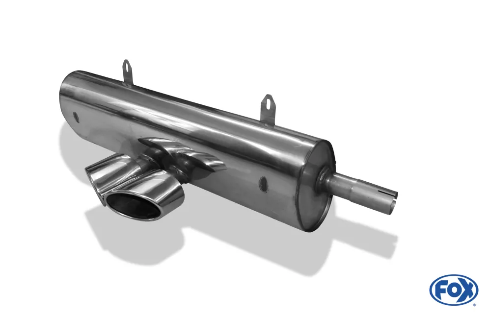 Porsche Boxster Typ 986  Endschalldämpfer mittig - 2x115x85 Typ 38 mittig