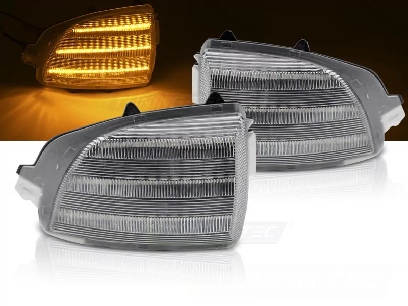 Indicator In The Mirror White Led Fits Volvo Xc70 Xc90 06-14