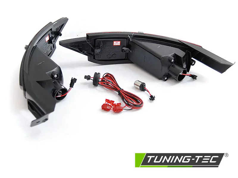 Led Fog Lights Red Smoke Ford Fiesta Mk7 08-16