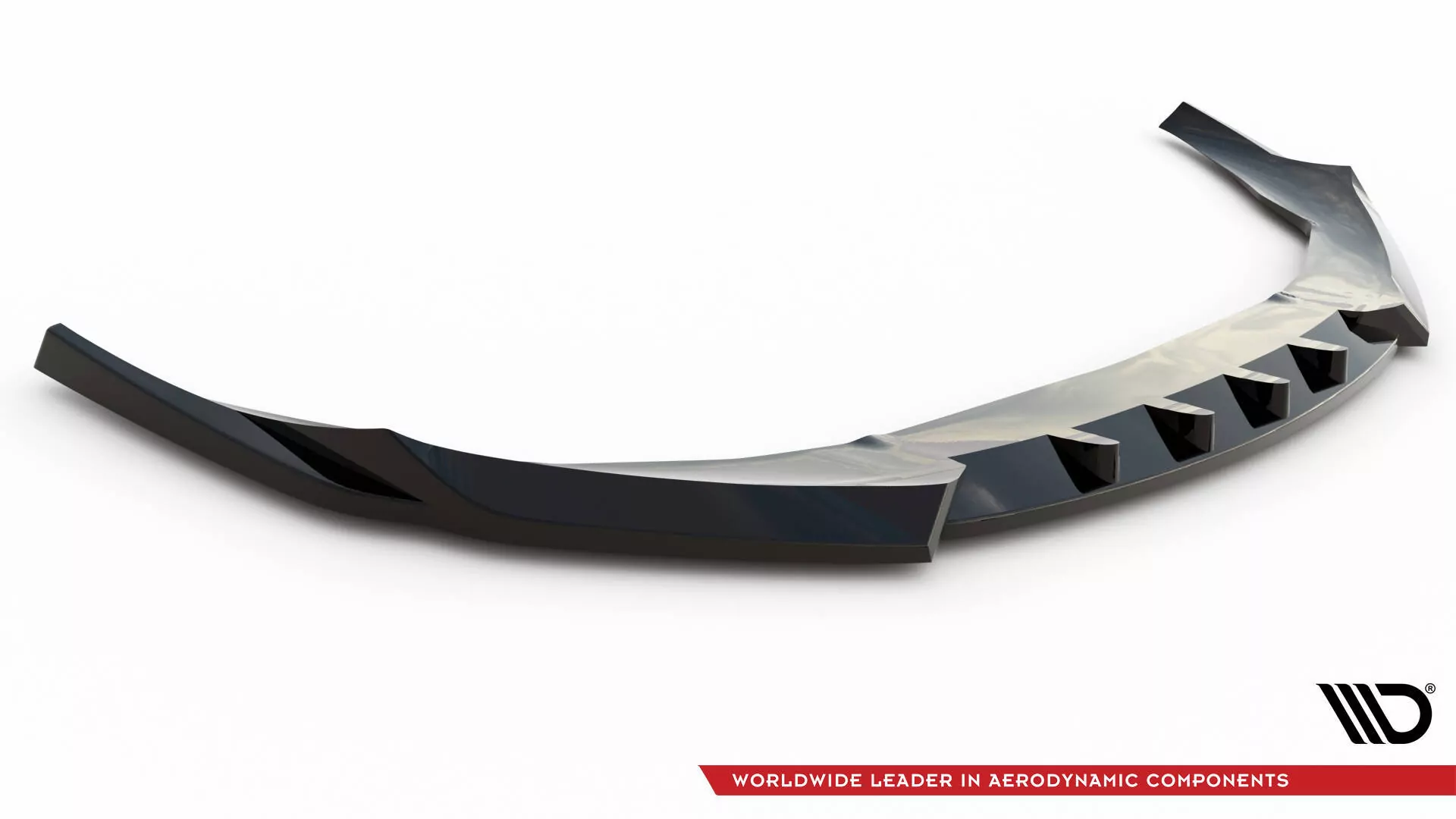 Front Ansatz V.1 Für Audi E-Tron GT / RS GT Mk1 Schwarz Hochglanz