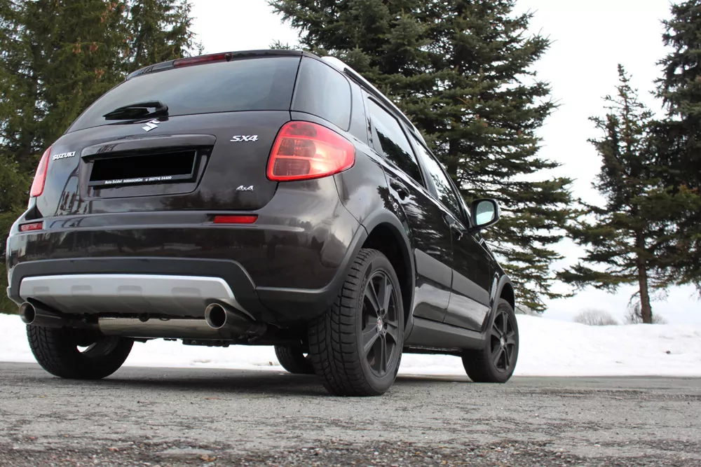 Suzuki SX4 - 4x4  Endschalldämpfer Ausgang rechts/links - 1x90 Typ 25 rechts/links