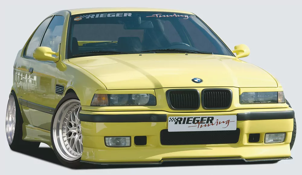 Rieger Scheinwerferblenden Lim., Compact,... für BMW 3er E36 | Compact 01.90-12.99 NICHT GEEIGNET für Xenonscheinwerfer!
