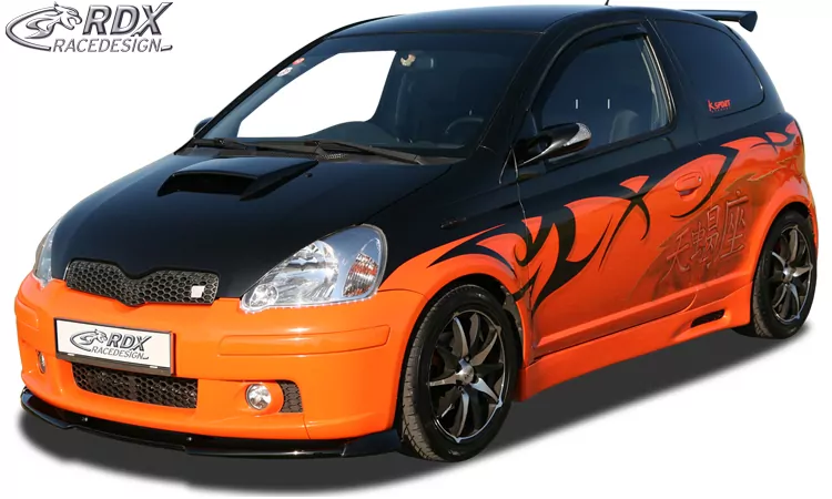 RDX Frontspoiler VARIO-X für TOYOTA Yaris TS P1 2003-2005 Frontlippe Front Ansatz Vorne Spoilerlippe