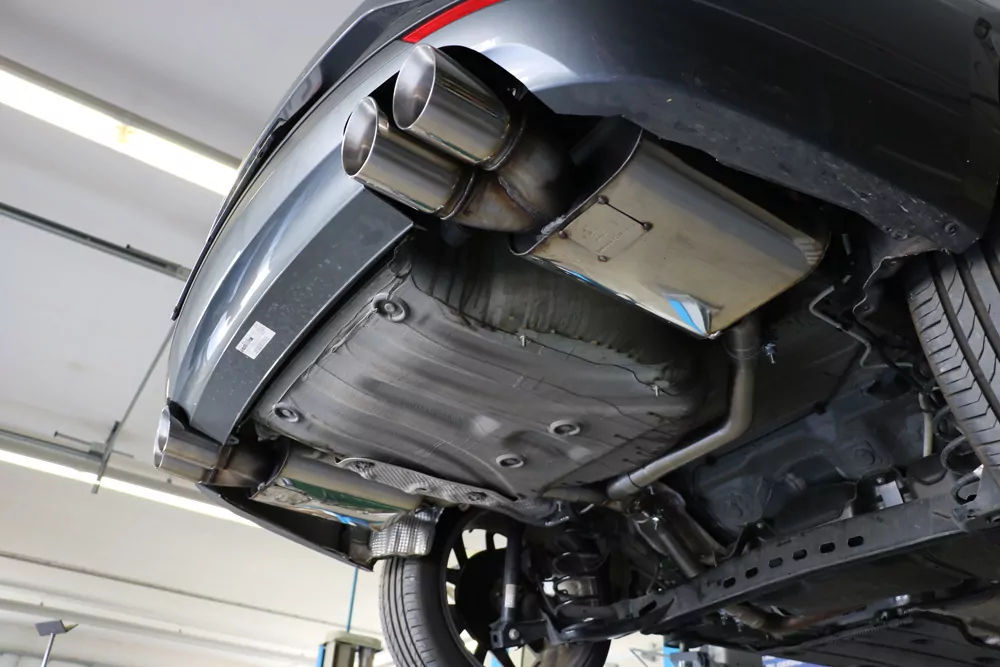 Seat Leon 5F ST - Starre Hinterachse  Endschalldämpfer rechts/links - 2x90 Typ 25 rechts/links