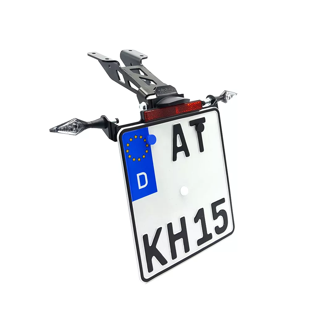 alpha Technik Kennzeichenhalter für Yamaha MT125 Typ RE39 RE40 ab Modelljahr 2020-