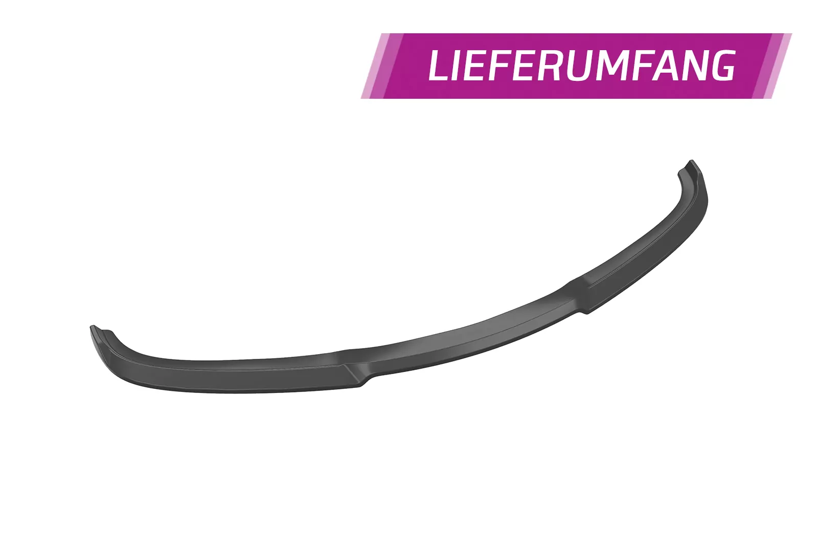 Cup-Spoilerlippe mit ABE für BMW 3er E90/ E91 LCI CSL602 Schwarz Strukturiert