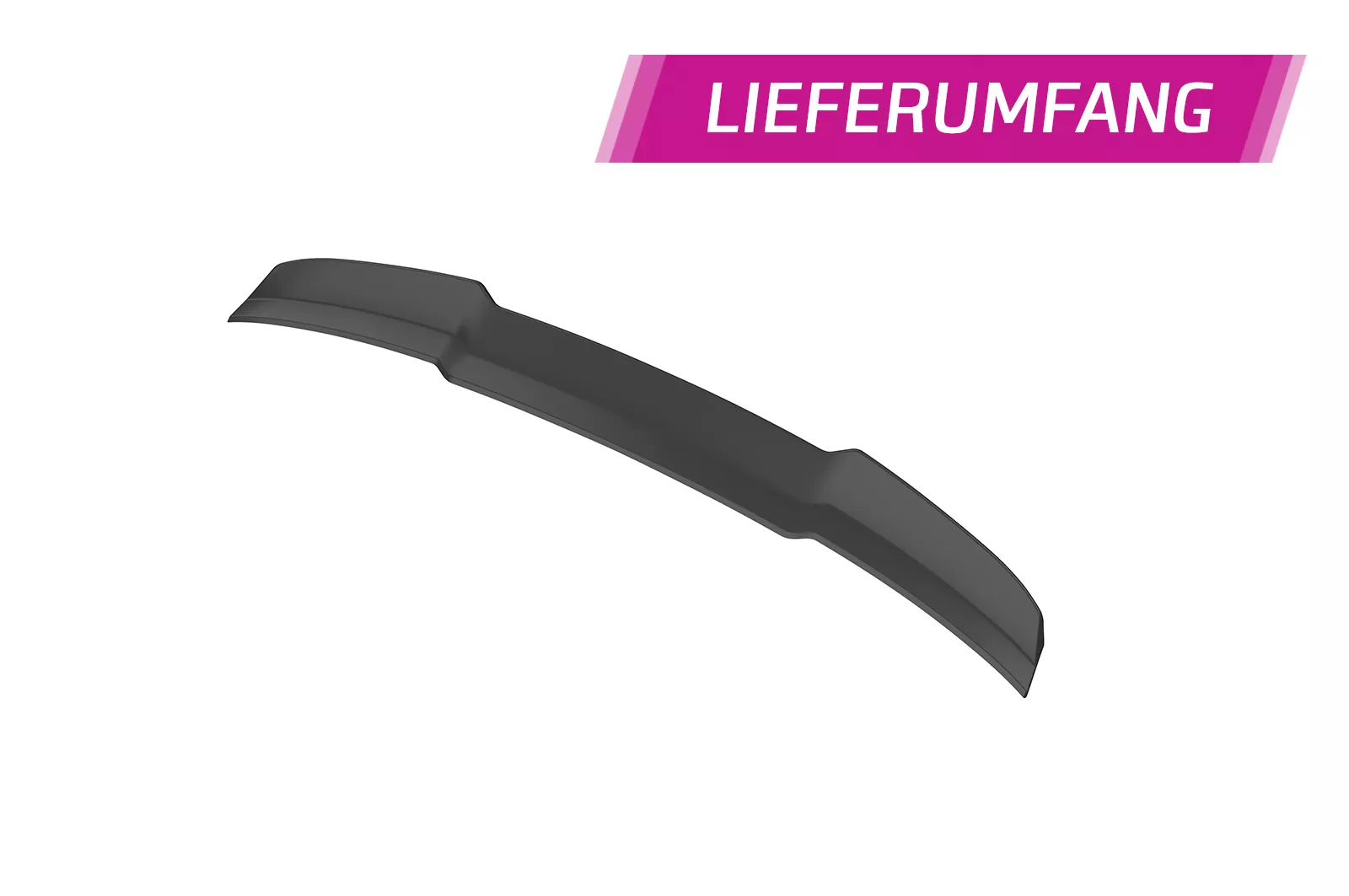 Heckflügel mit ABE für Audi RSQ3 (8U) HF164 Schwarz Strukturiert