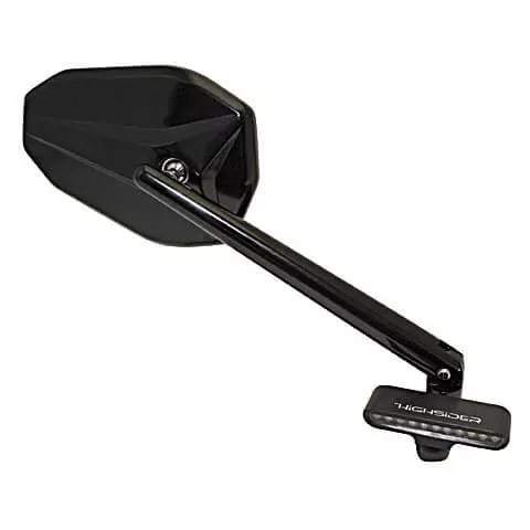 HIGHSIDER Pro Stripe LED Blinker Gehäuse Schwarz / Linse Klar (Paar), Vorn