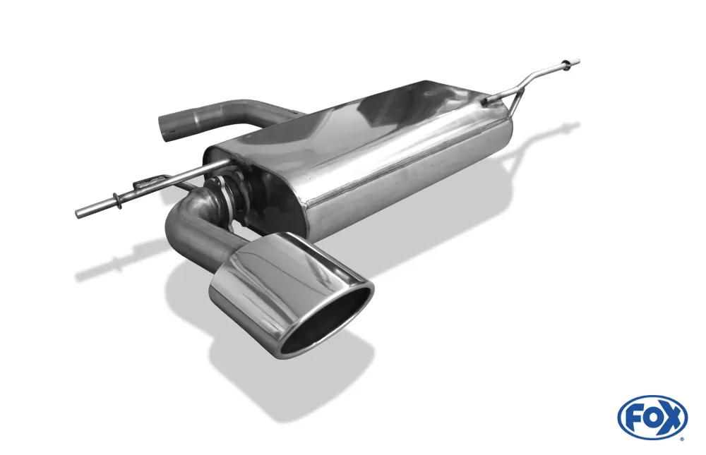 VW Scirocco - 13  Endschalldämpfer - 129x106 Typ 32