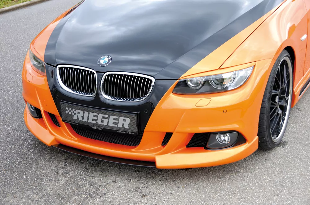 Rieger Spoilerstoßstange für BMW 3er E93 - Cabrio 03.07-02.10 (bis Facelift) carbon optik