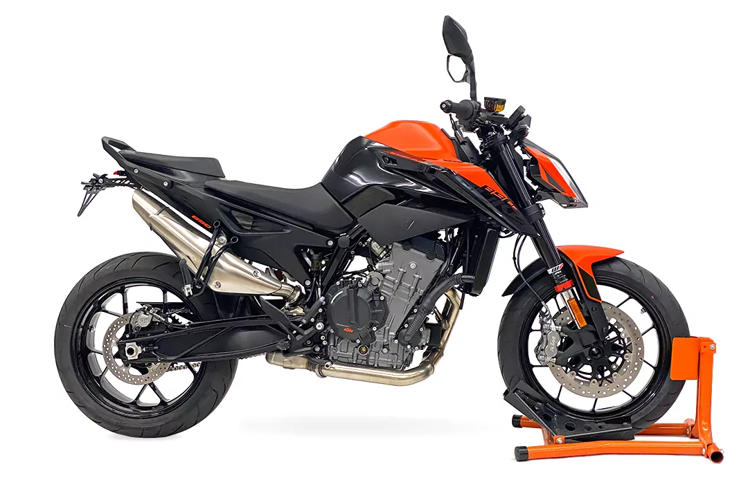 alpha Technik Kennzeichenhalter für KTM 790 Duke, Modelljahr 2018 - 2020, und 890 Duke, Modelljahr 2021-, Typ KTM 790 Duke