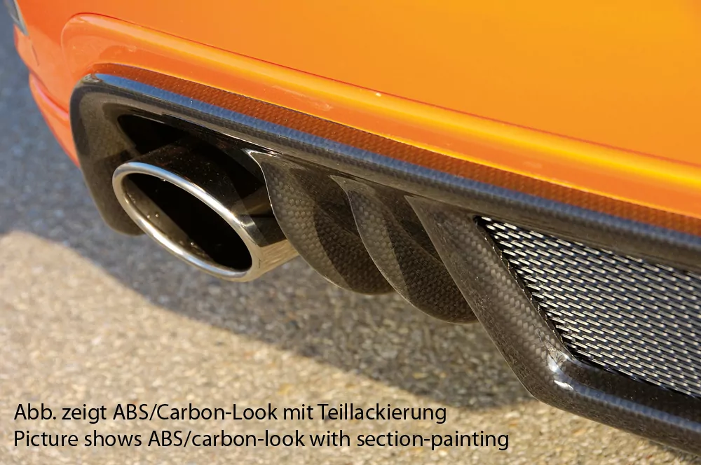 Rieger Heckansatz für Ford Focus 2 ST - 5-tür. 10.05-01.08 (bis Facelift) carbon optik
