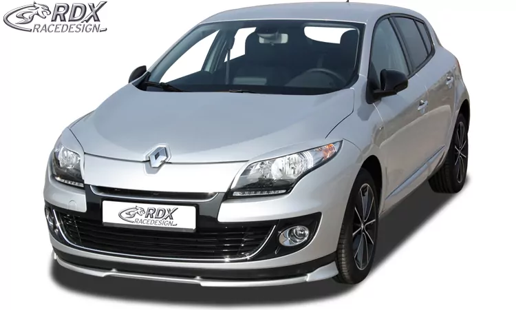 RDX Frontspoiler VARIO-X für RENAULT Megane 3 Limousine / Grandtour (2012+) Frontlippe Front Ansatz Vorne Spoilerlippe