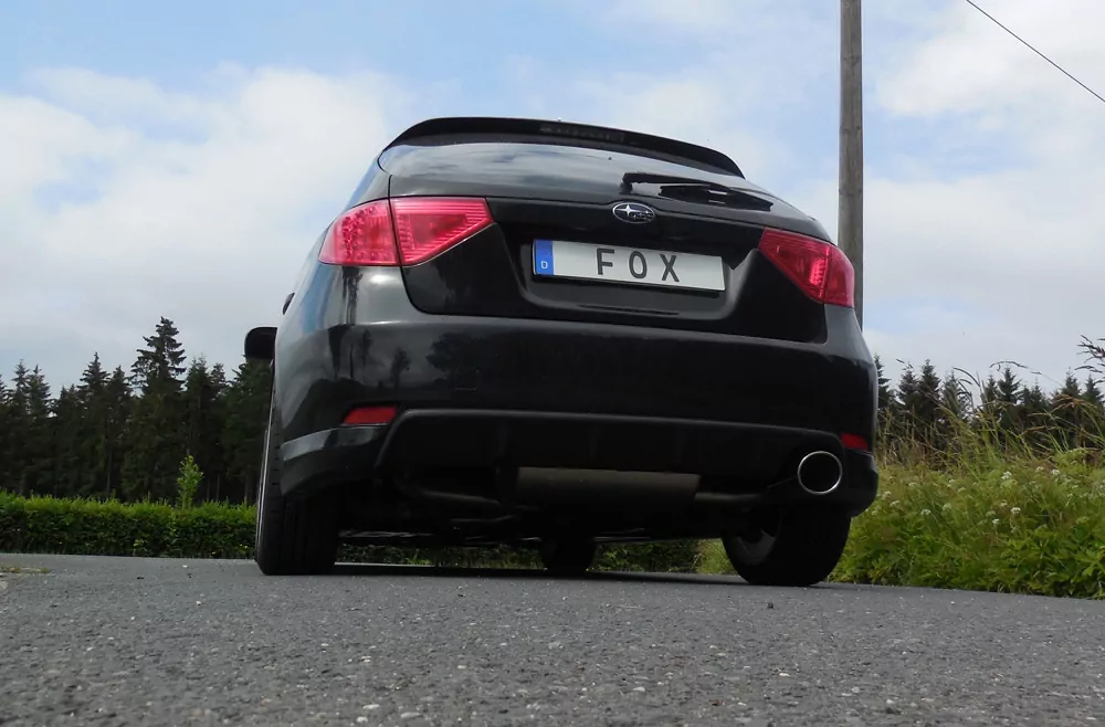 Subaru Impreza GHD Schrägheck  Endschalldämpfer quer rechts - 129x106 Typ 32