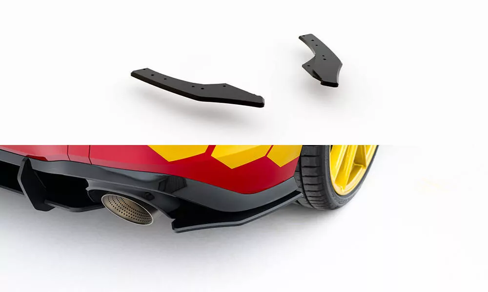 Street Pro Heck Ansatz Flaps Diffusor Für Volkswagen Golf GTI Clubsport Mk8 Facelift