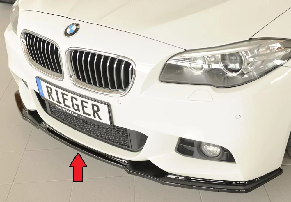 Rieger Spoilerschwert glanz schwarz für BMW 5er F10  (5L) Lim. 03.10-06.13 (bis Facelift)