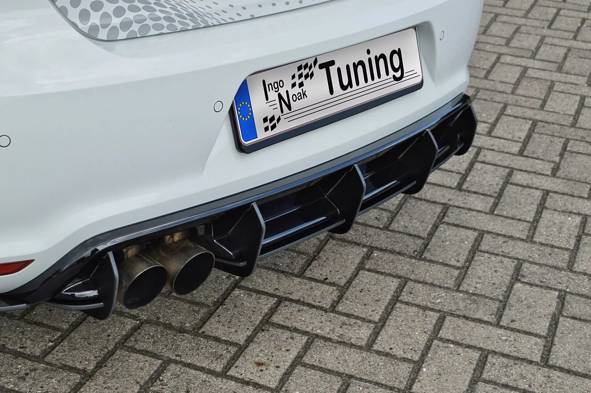 Gefräster Heckansatz für VW Polo WRC