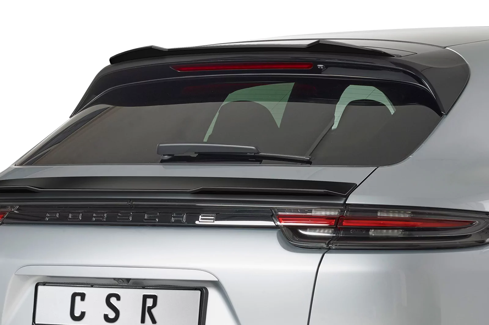 Heckflügel mit ABE für Porsche Panamera 2 (Typ 971) Sport Turismo HF780 Schwarz Strukturiert