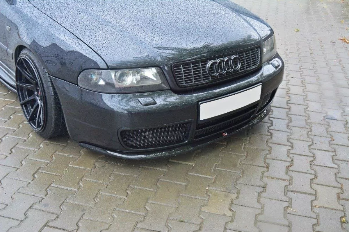 Front Ansatz Passend Für Passend Für AUDI S4 B5 Schwarz Hochglanz Schwarz Hochglanz