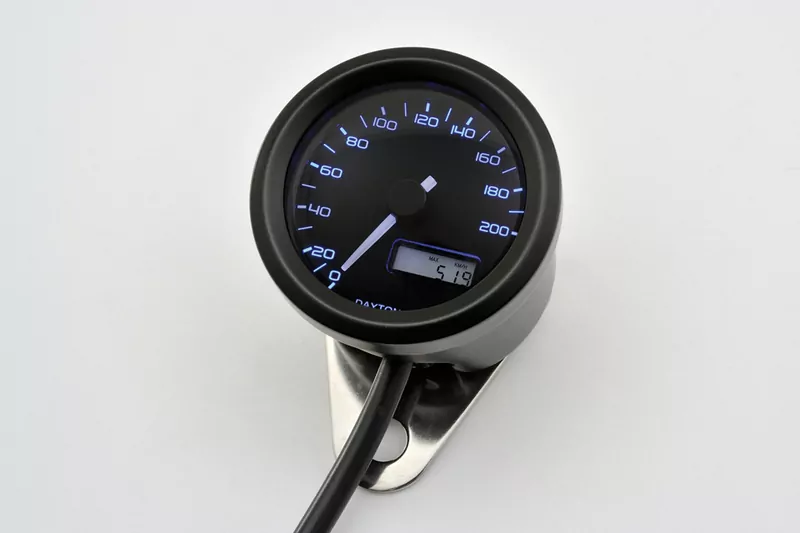 DAYTONA VELONA, Digitaler Tachometer mit Halter, Ø 48 mm