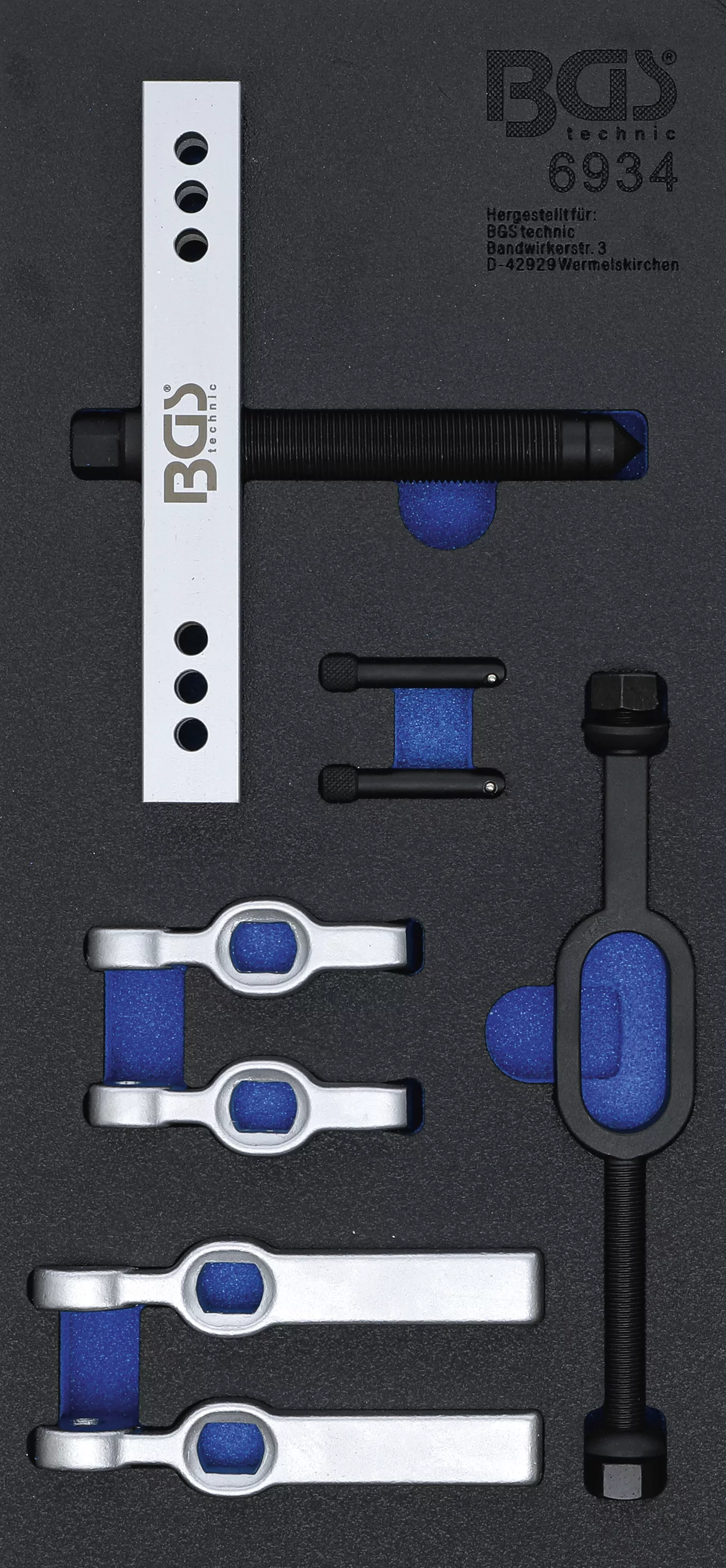 Klimaanlagen-Riemenscheiben- & Kupplungs-Abzieher-Satz | 9-tlg.