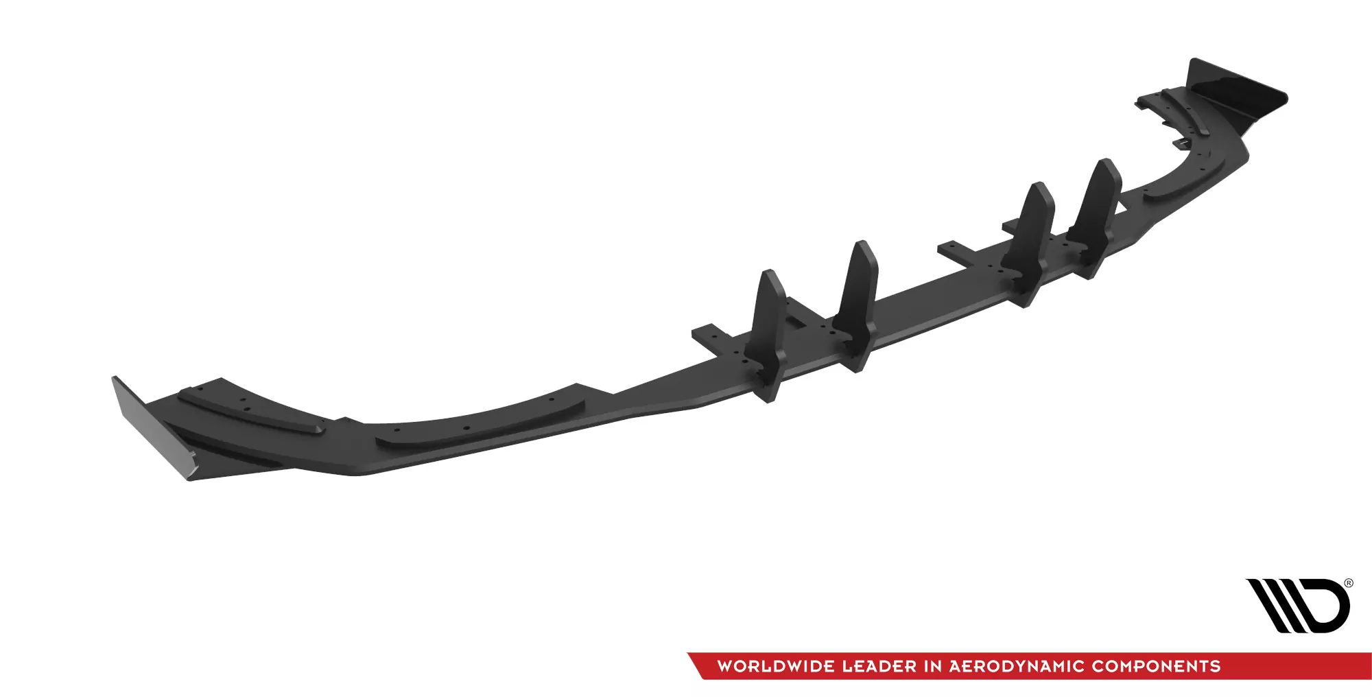 Robuste Racing Diffusor Heck Ansatz +Flaps Für Mercedes A35 AMG Hatchback Aero Pack W177 Schwarz Hochglanz