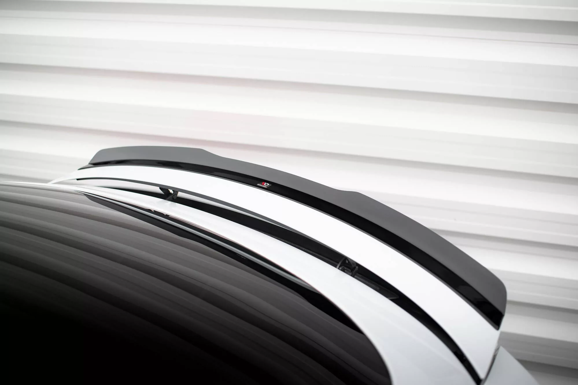 Spoiler CAP Passend Für Passend Für AUDI A7 S-LINE (FL) Schwarz Hochglanz Schwarz Hochglanz