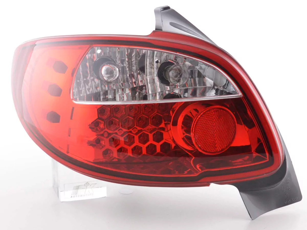 LED Rückleuchten Set Peugeot 206 3/5 trg. ohne Cabrio Bj. 98-05 rot