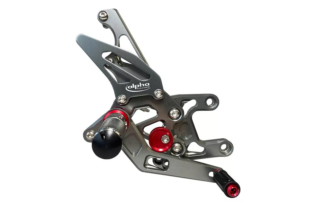 TRACK Fußrastenanlage titanfarben Honda CBR1000RR SC59 SC77 2008-17