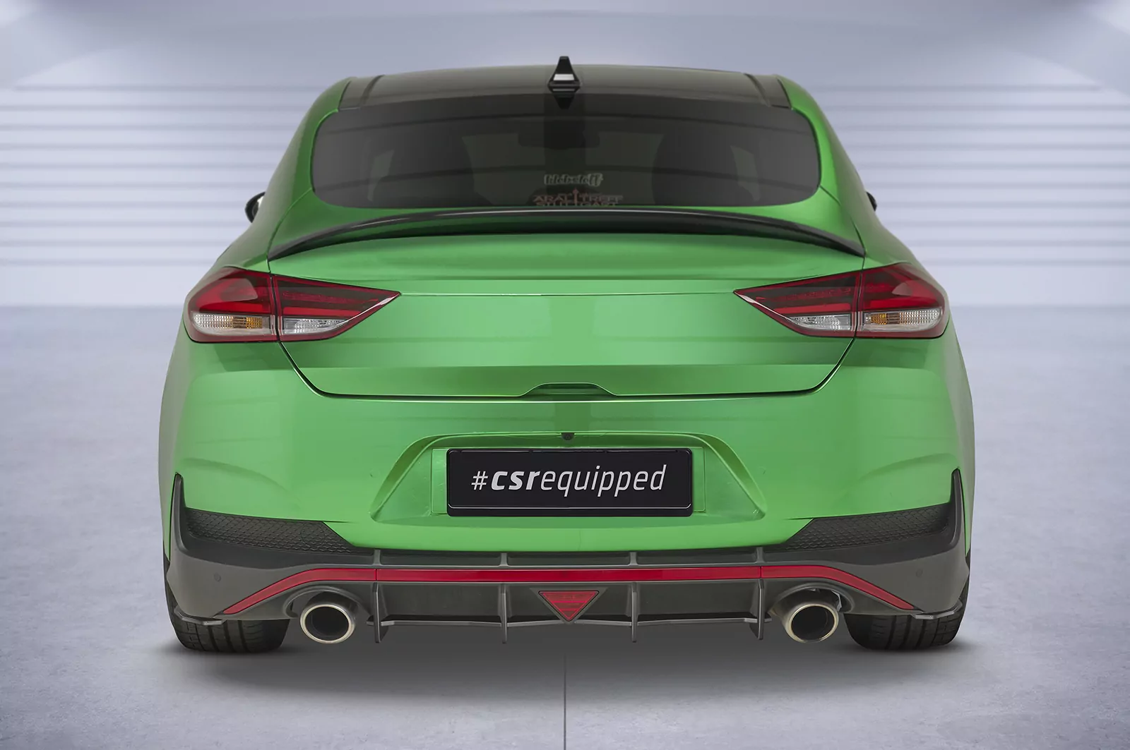 Racing Diffusor / Heckansatz für Hyundai I30 N (PD) Fastback HA329