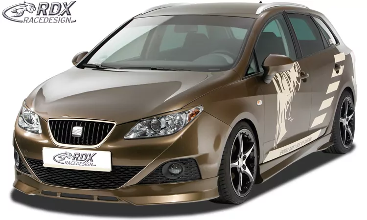 RDX Frontspoiler für SEAT Ibiza 6J, 6J SC & 6J ST -03/2012 (nicht FR, Cupra, Bocanegra) Frontlippe Front Ansatz Spoilerlippe