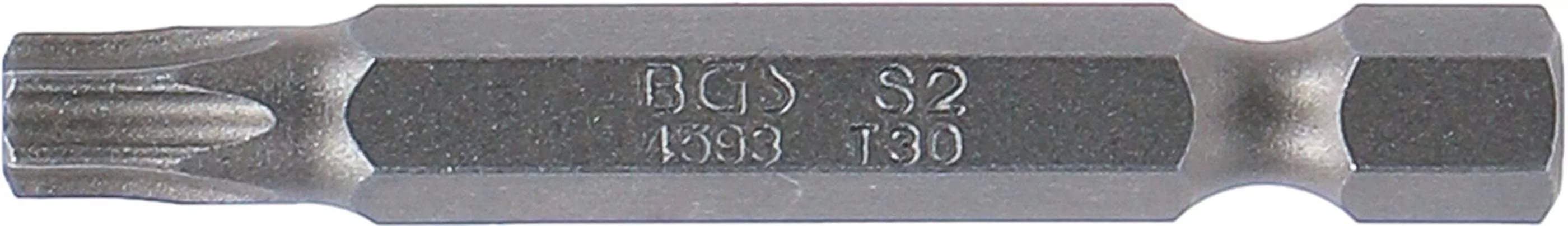 Bit | Länge 50 mm | Antrieb Außensechskant 6,3 mm (1/4") | T-Profil (für Torx) T30