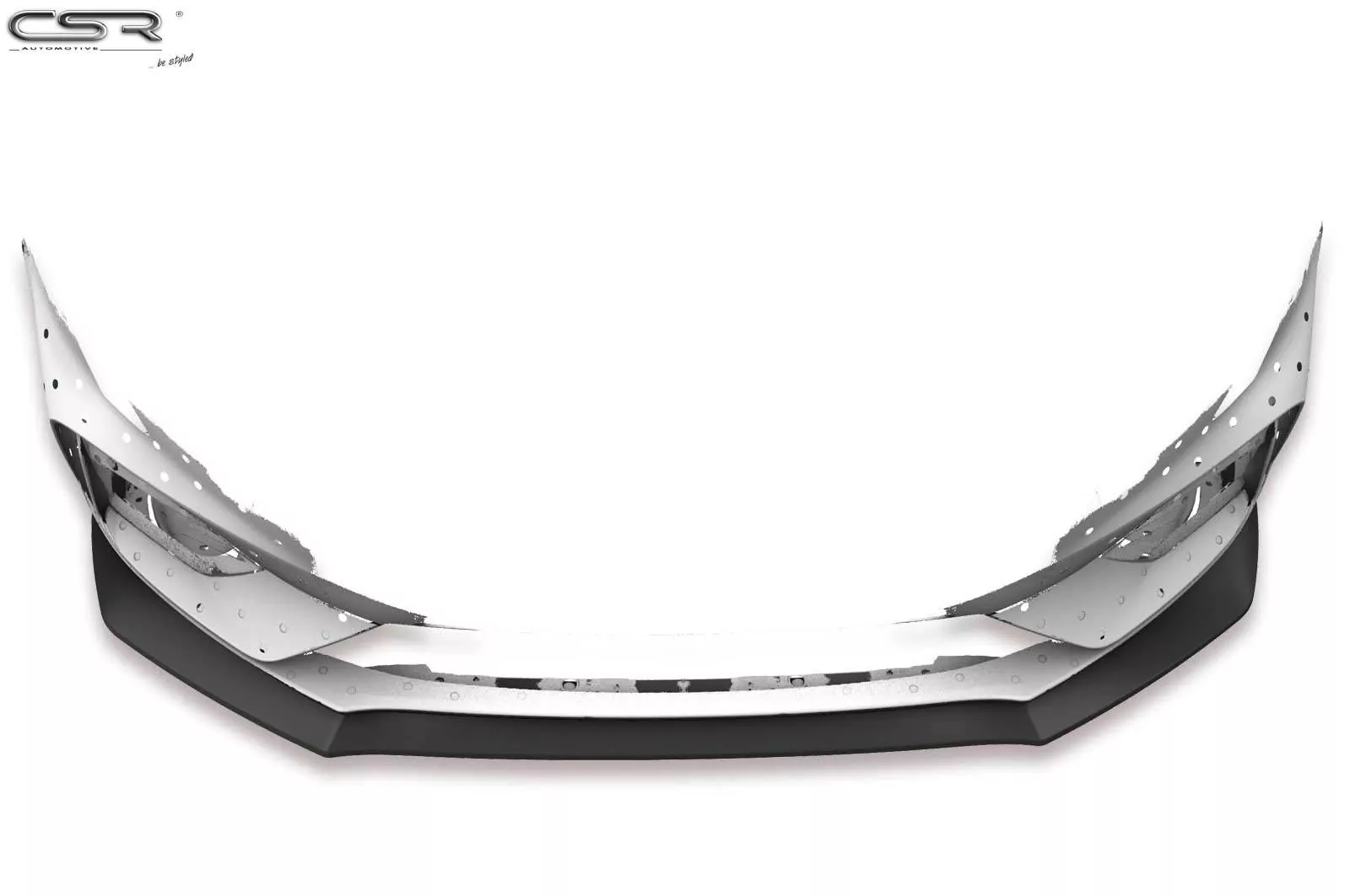 Cup-Spoilerlippe mit ABE für Ford Focus MK4 ST / ST-Line Lackierfreundlich (schwarz matt)